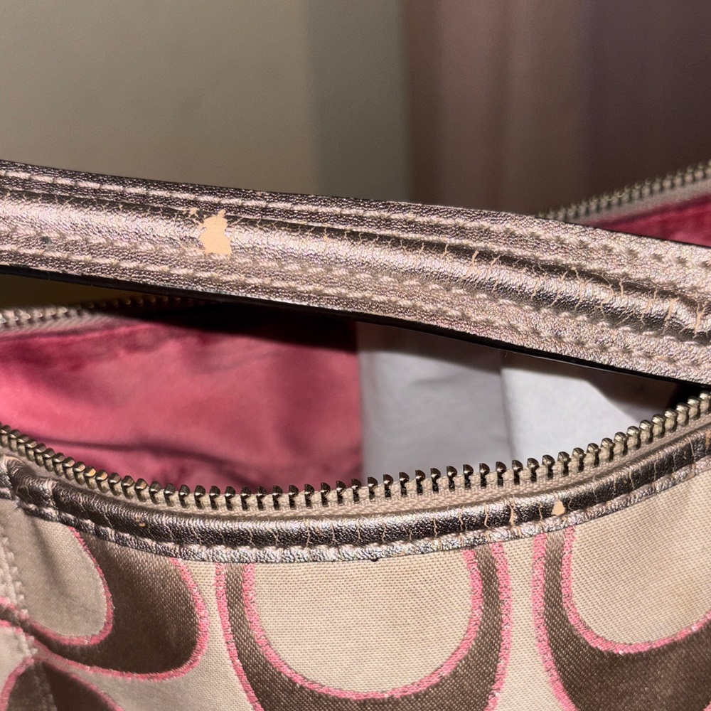 Coach Beige and Brown Crossbody Bag - Picture 10 of 14